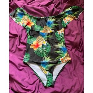 Pineapple One Piece Bathing Suit